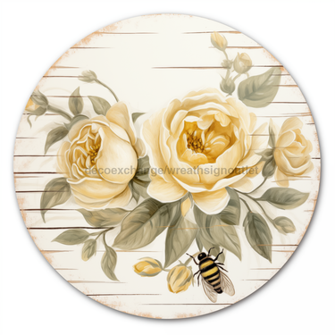 Yellow Rose Sign, Every day Sign, DCO-00879, Sign For Wreath, 10